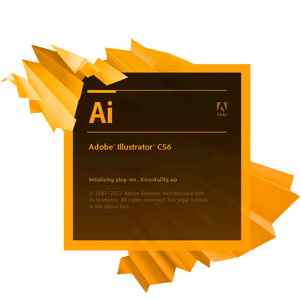 Adobe Illustrator CS6 2012 version 16.0 splash screen 2014 Adobe Illustrator CS6 2012 version 16.0 splash screen 2014