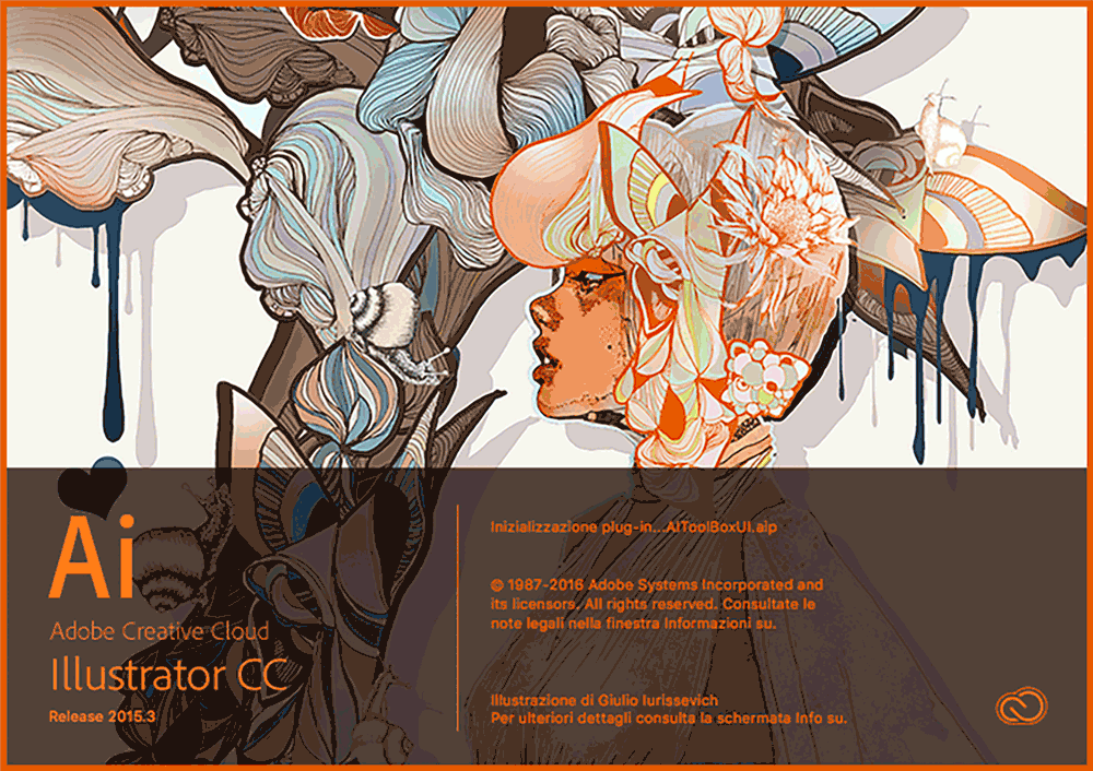 Adobe Illustrator CC 2015 version 20 splash screen 2016 Adobe Illustrator CC 2015 version 20 splash screen 2016