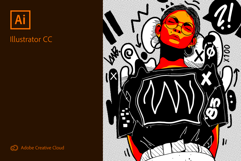 Adobe Illustrator CC 2019 version 23.0 splash screen 2018 Adobe Illustrator CC 2019 version 23.0 splash screen 2018