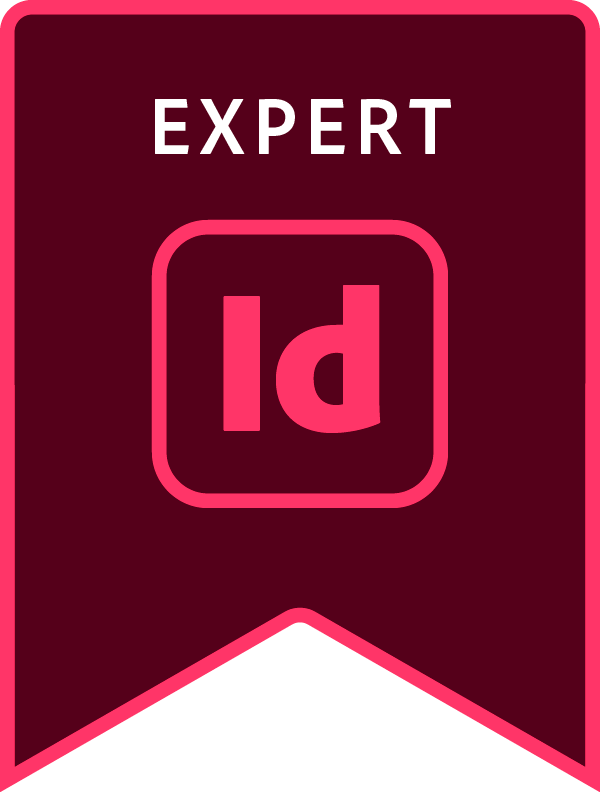 Adobe InDesign Expert Badge