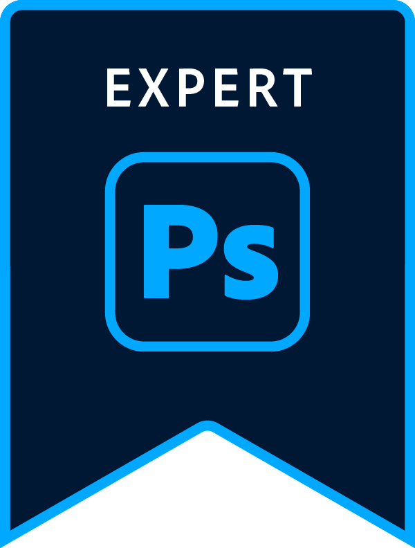 Adobe Photoshop Expert Badge