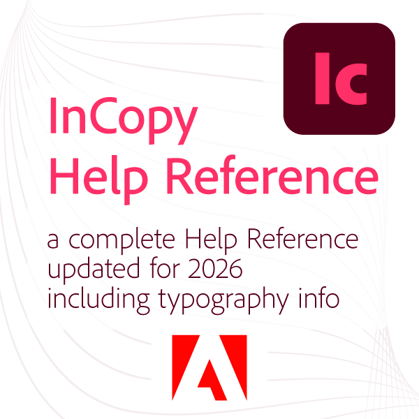 Adobe InCopy 2026 Help Reference