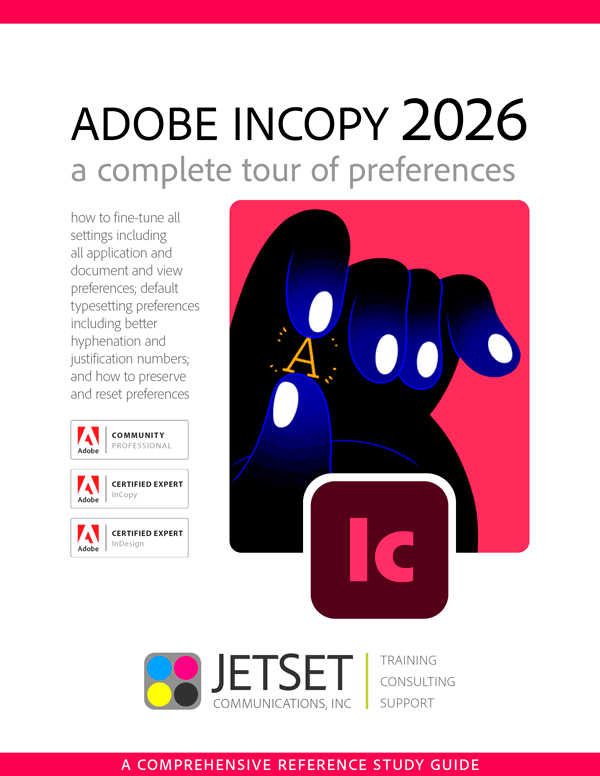 Adobe InCopy 2026 a complete tour of preferences
