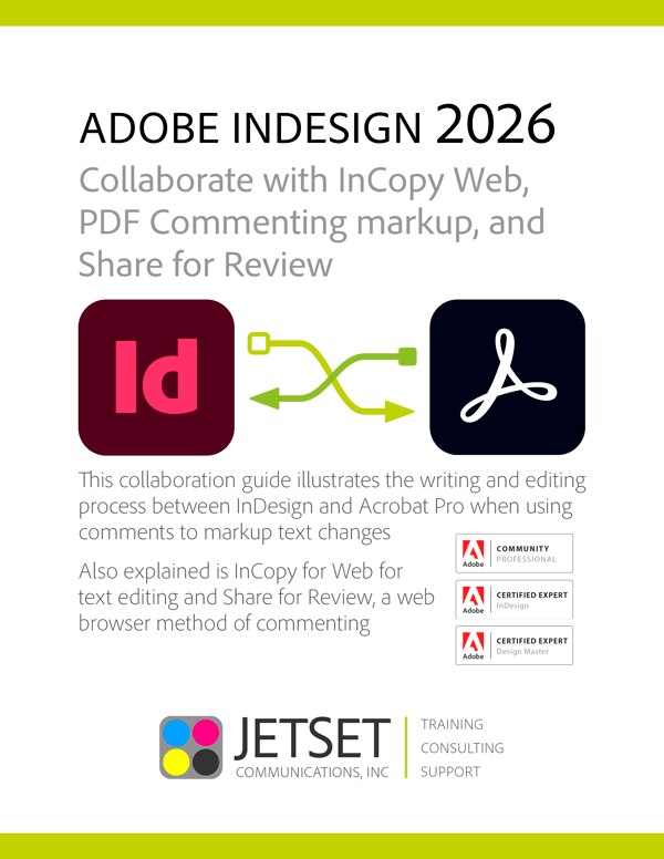 InDesign 2026 how to collaborate with PDF commenting markup for editing