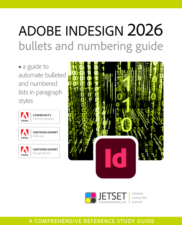 InDesign 2026 Bullets and Numbered Lists
