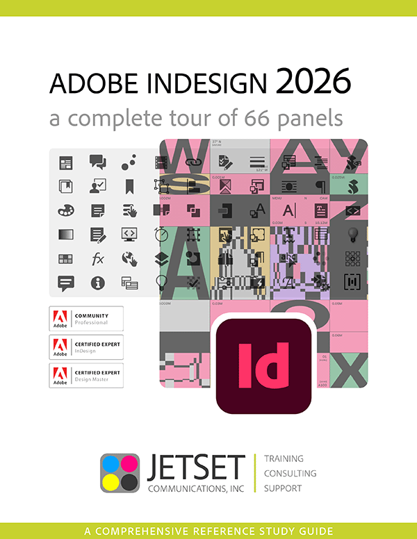 Adobe InDesign 2026 tour of the 66 panels