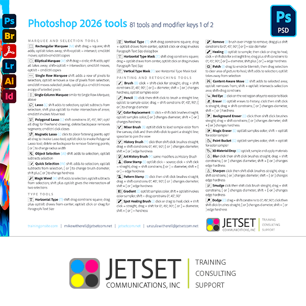 Photoshop 2026 tools panel